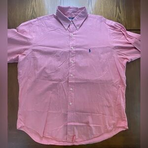 Ralph Lauren Red Button Down Shirt